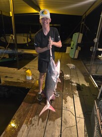 My son's first paddlefish!