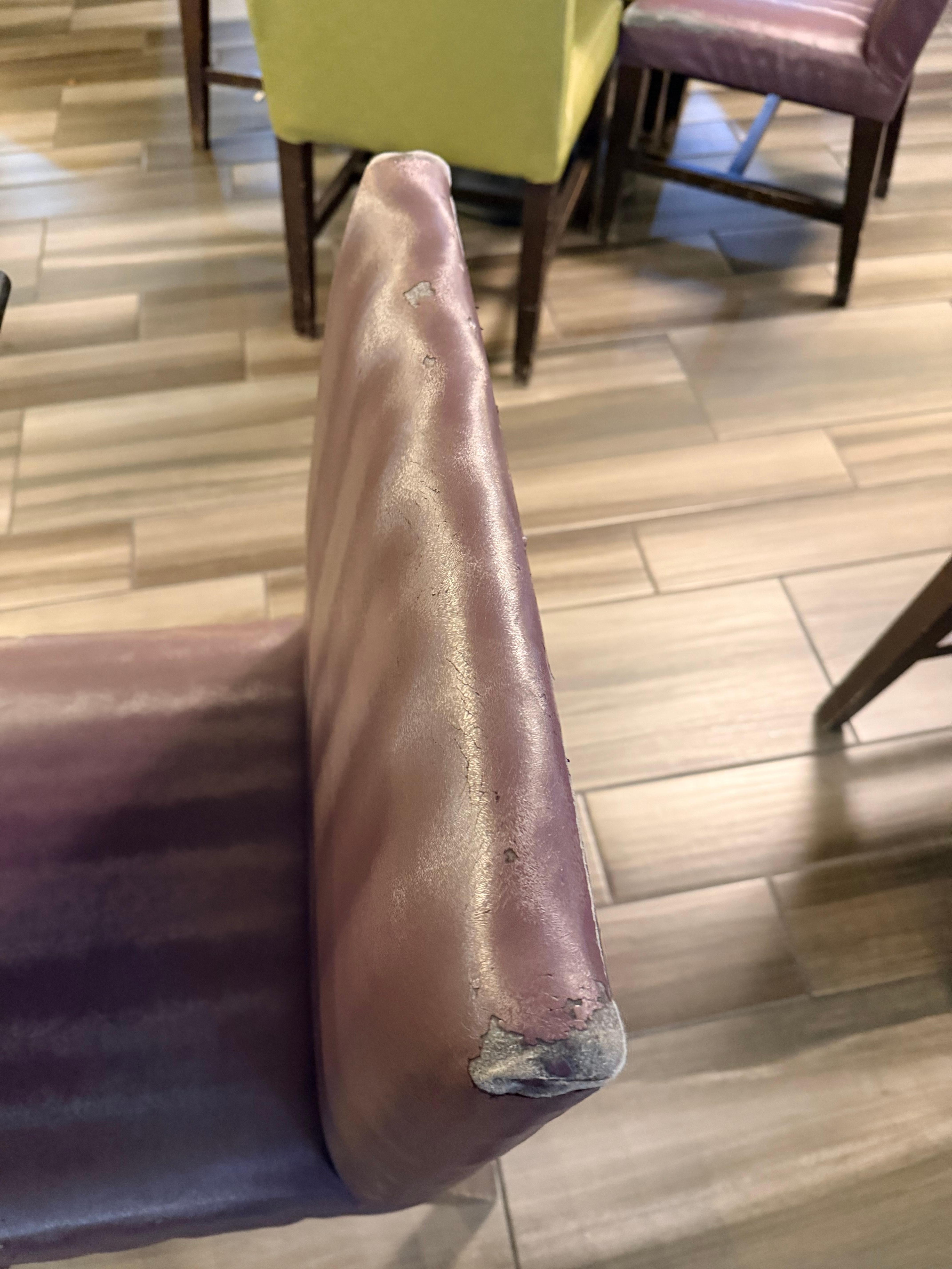 Furniture falling apart in lounge/breakfast area