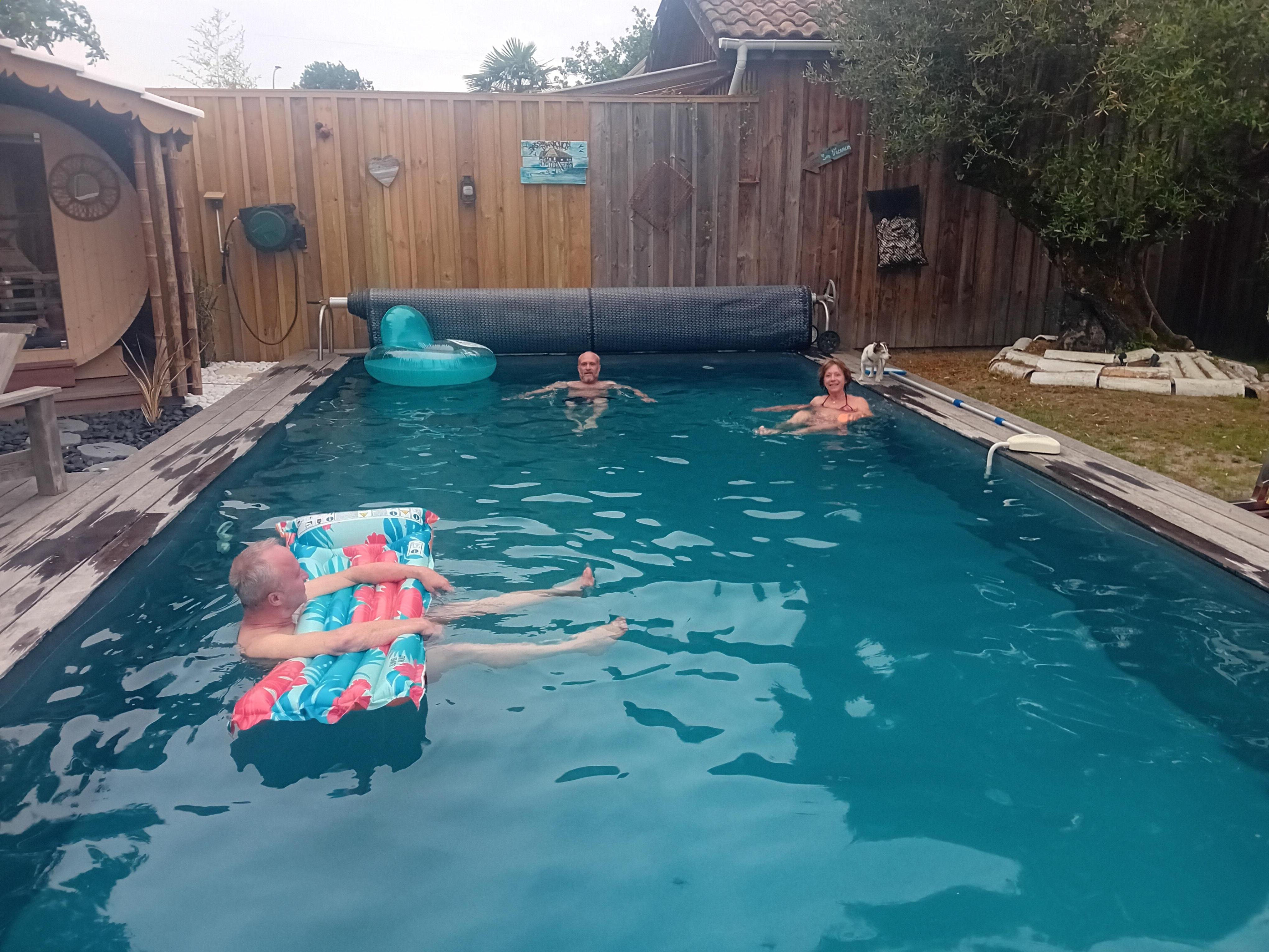 À  l'arrivée  le defoulement