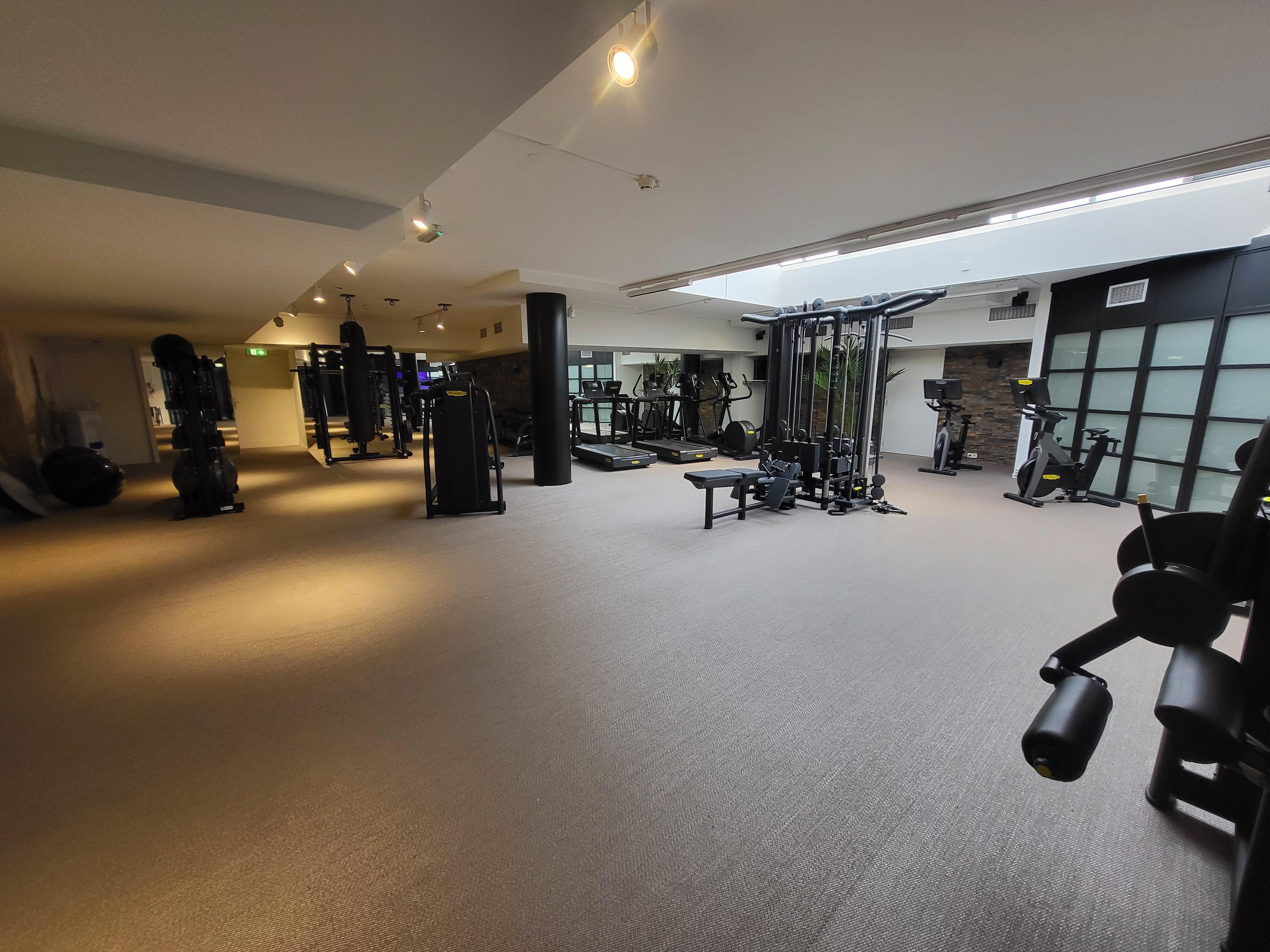 gym near the pool