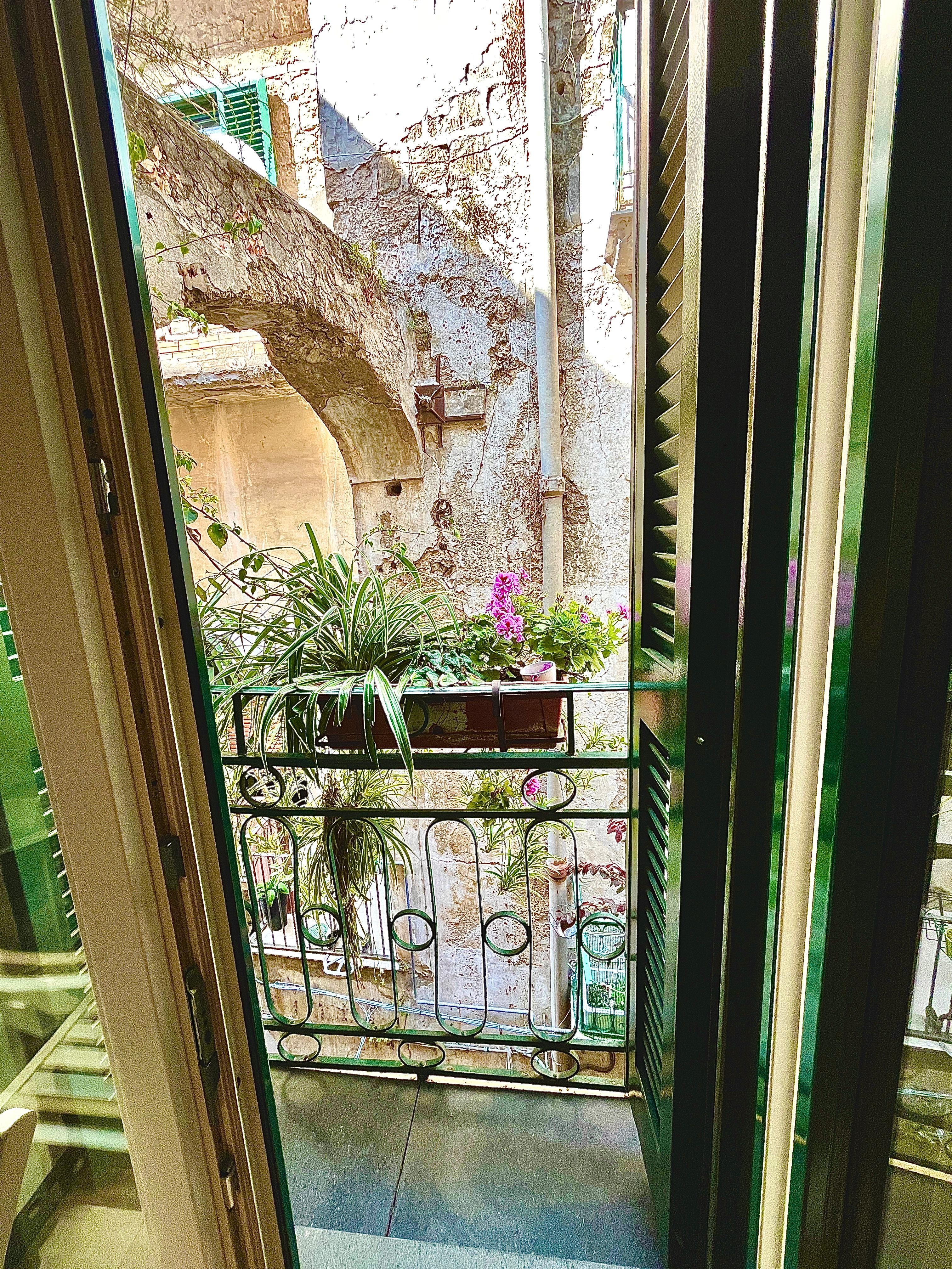 View of our cute balcony