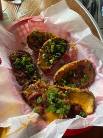 Potato skins at Harold’s Place.
