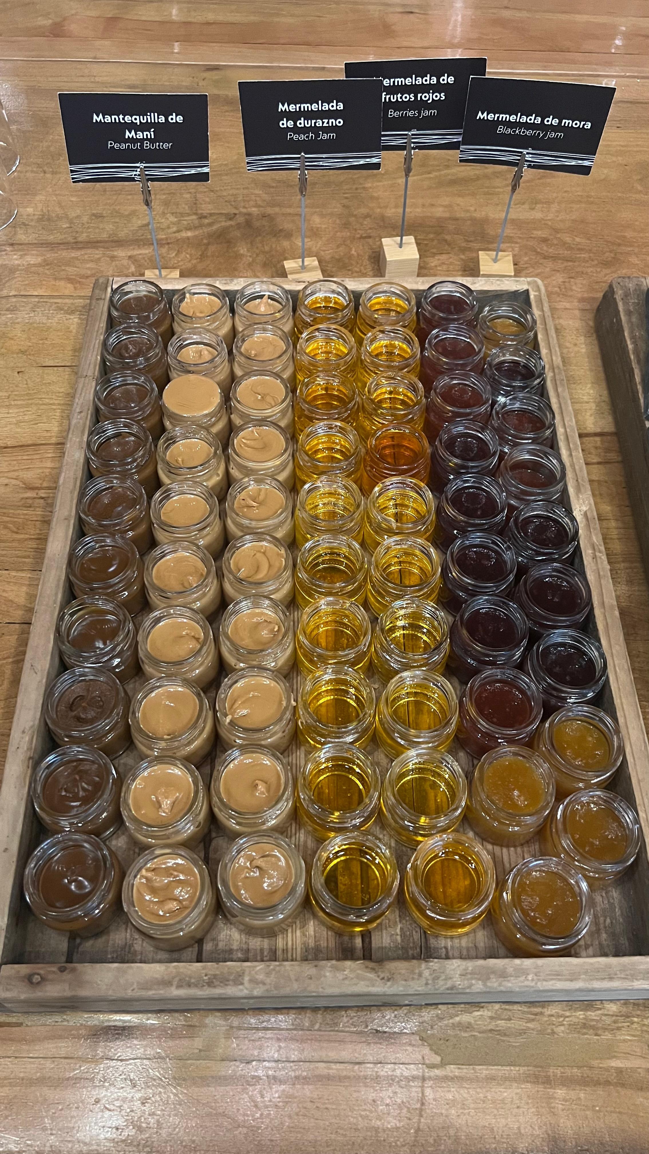 At the breakfast buffet