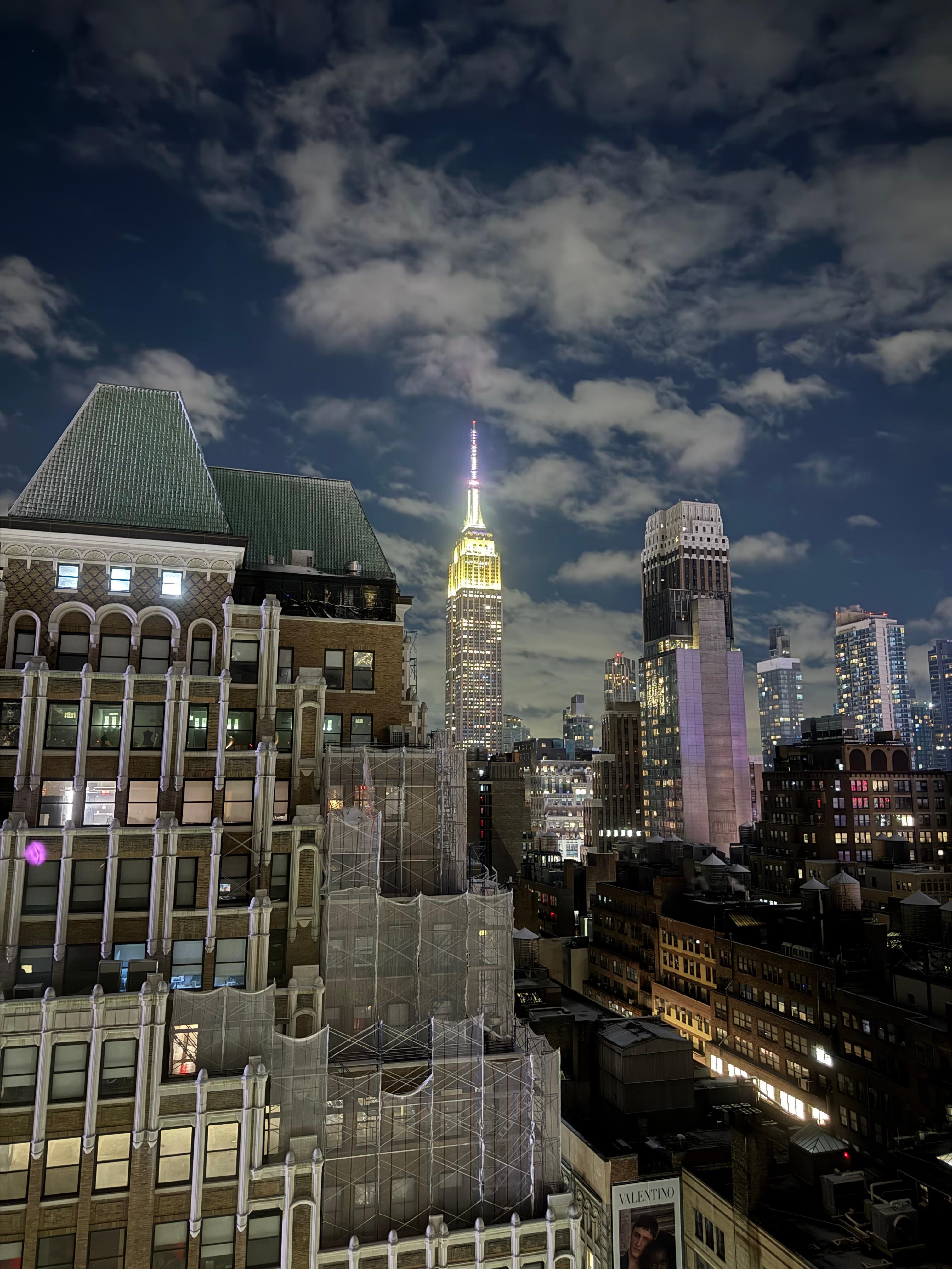 Night view from the room👍