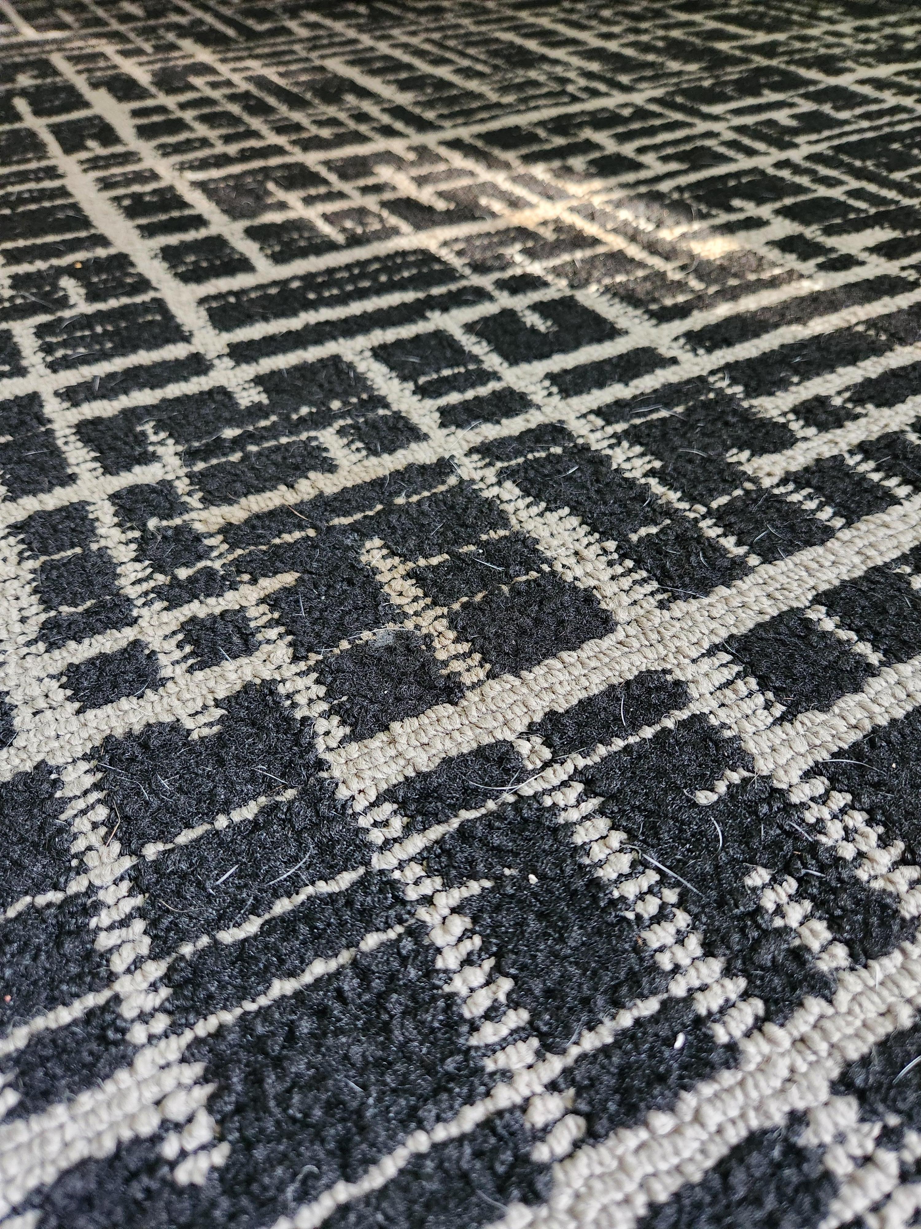 Animal hair was observed on the carpet.  We reported this and were given a new room.