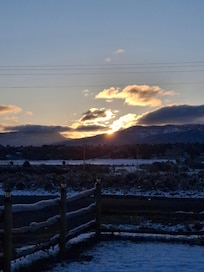 Sunrise from the living room