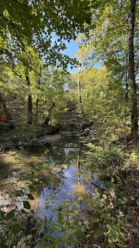 Glen Echo in early October. The entrance to Glen Echo park is at the north end of the nearby bridge.