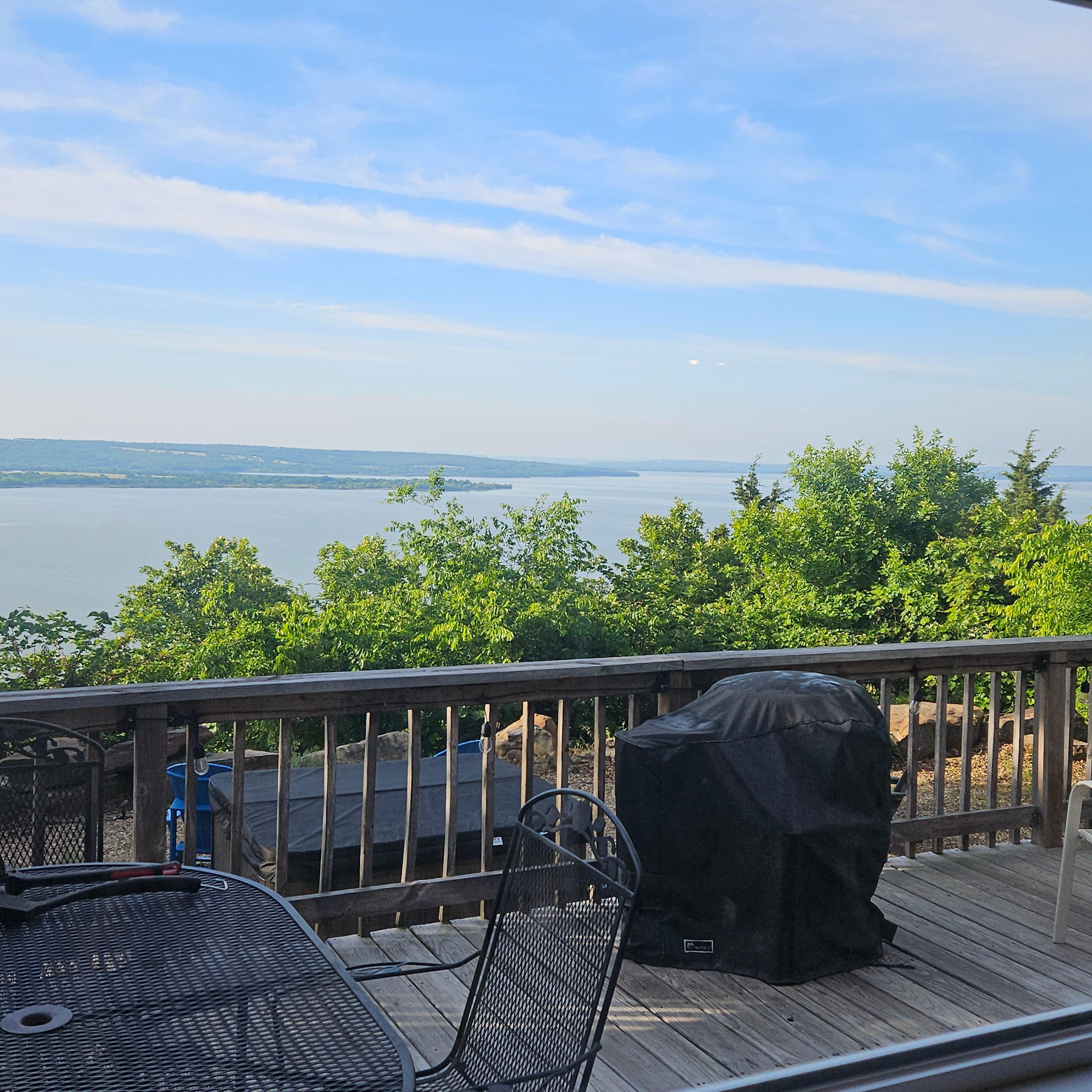 View from the sun room.