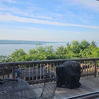 View from the sun room.