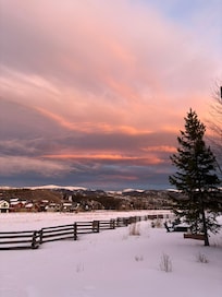 View from the back porch.