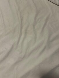 Dirty foot marks on sheets