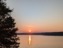 Sunset with clear sky