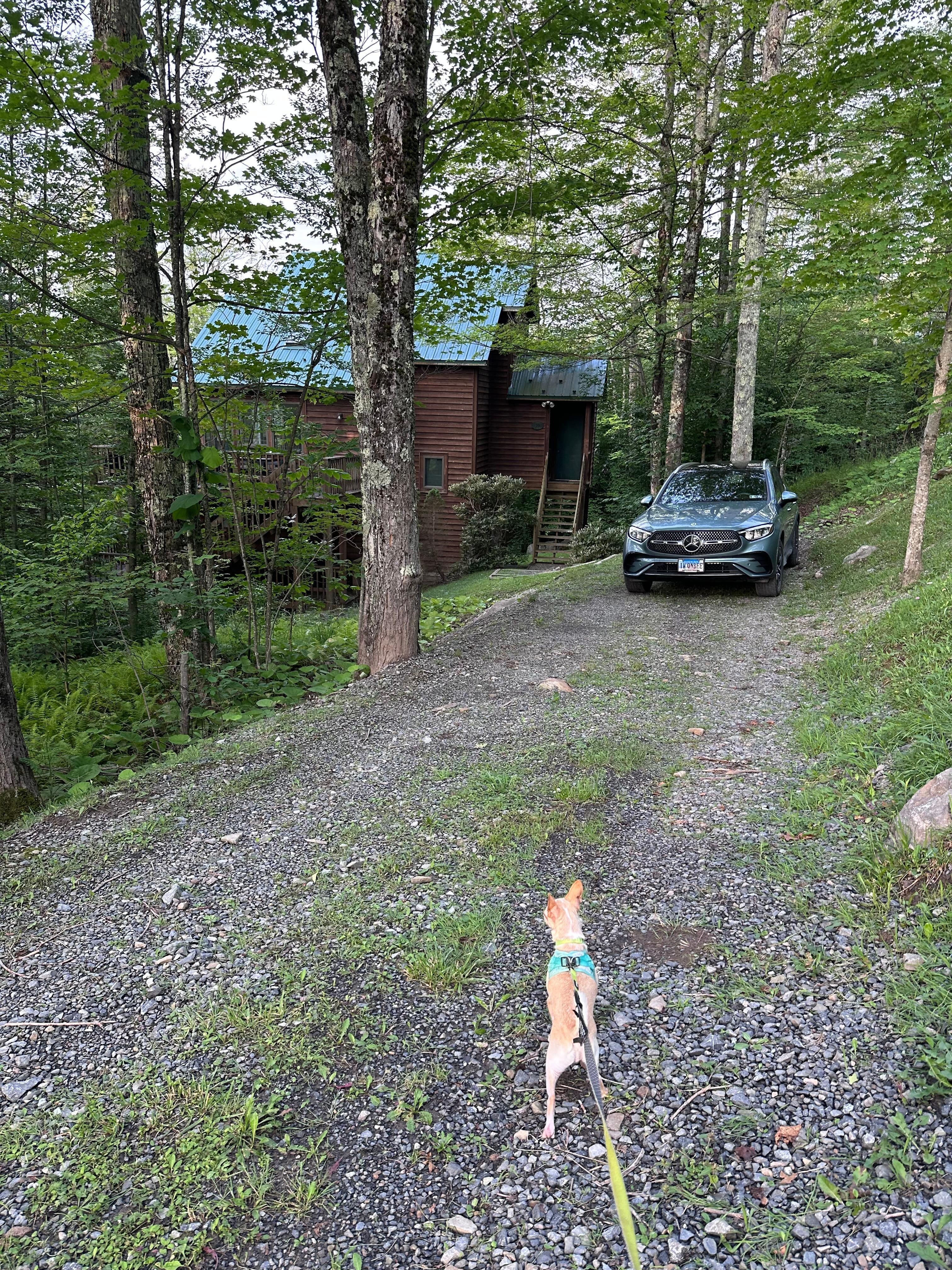 Driveway is hidden narrow and no markers. Broken glass-I picked it up 