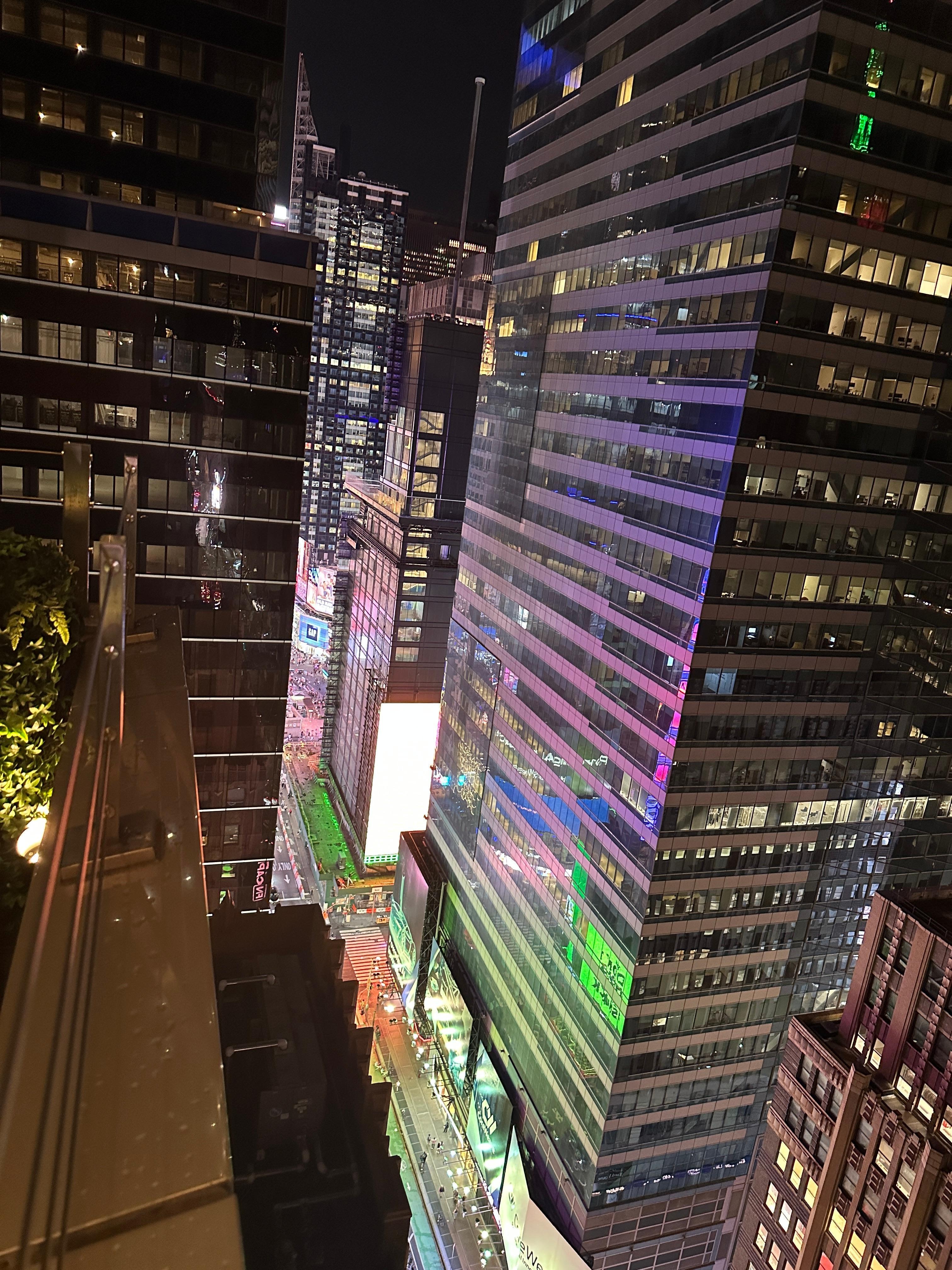 Pictures are the views from the rooftop bar.