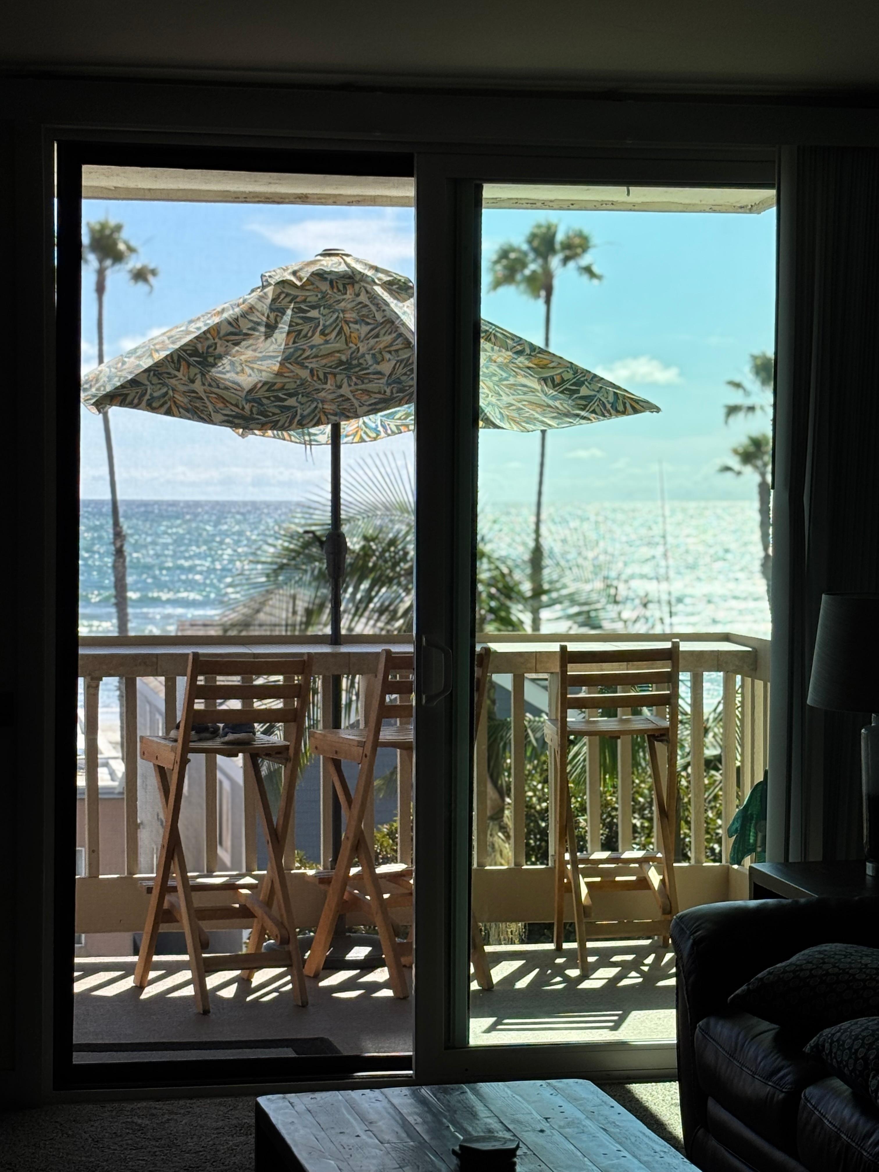 View from living room balcony.