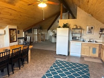 Kitchen and dining area