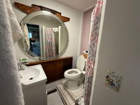 Bathroom. Small and adequate.