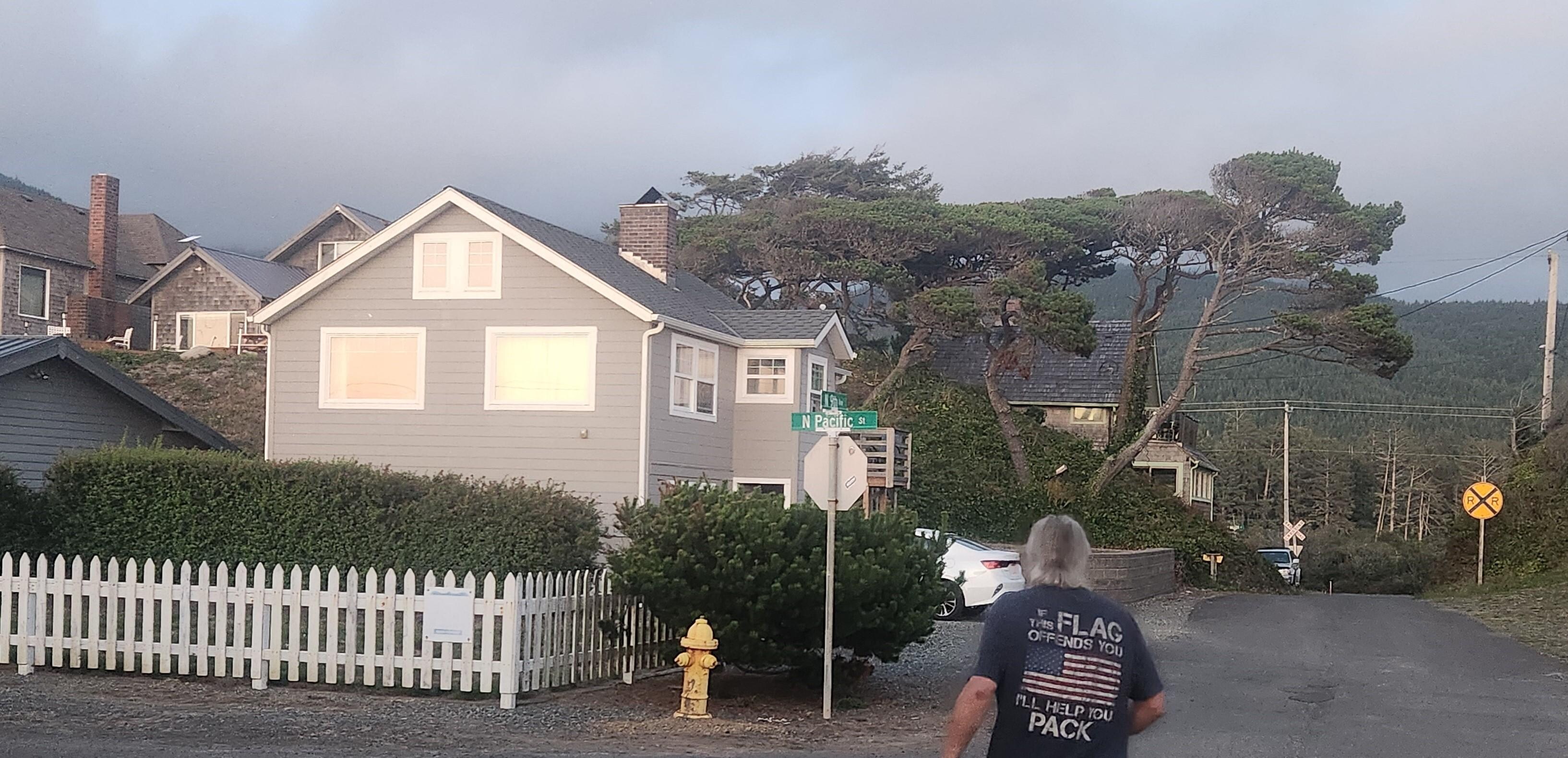 Cracker Box cottage outside