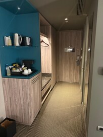 Great spaces for luggage