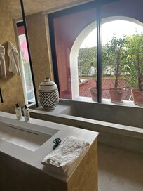 Room with a terrace.