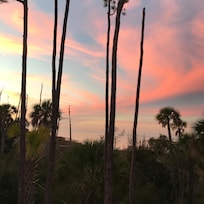 From the porch at sunset