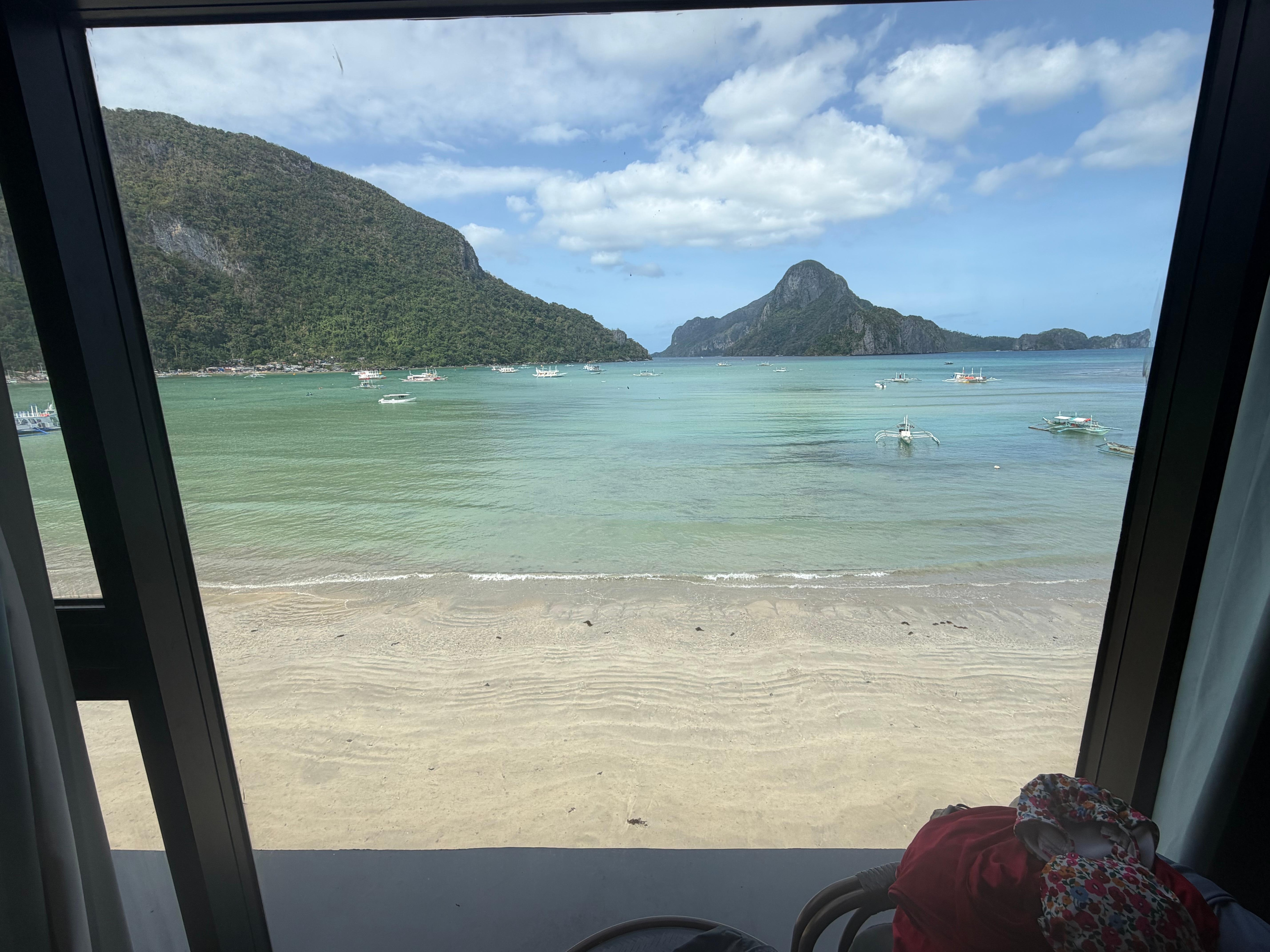 Picture through the window in our room