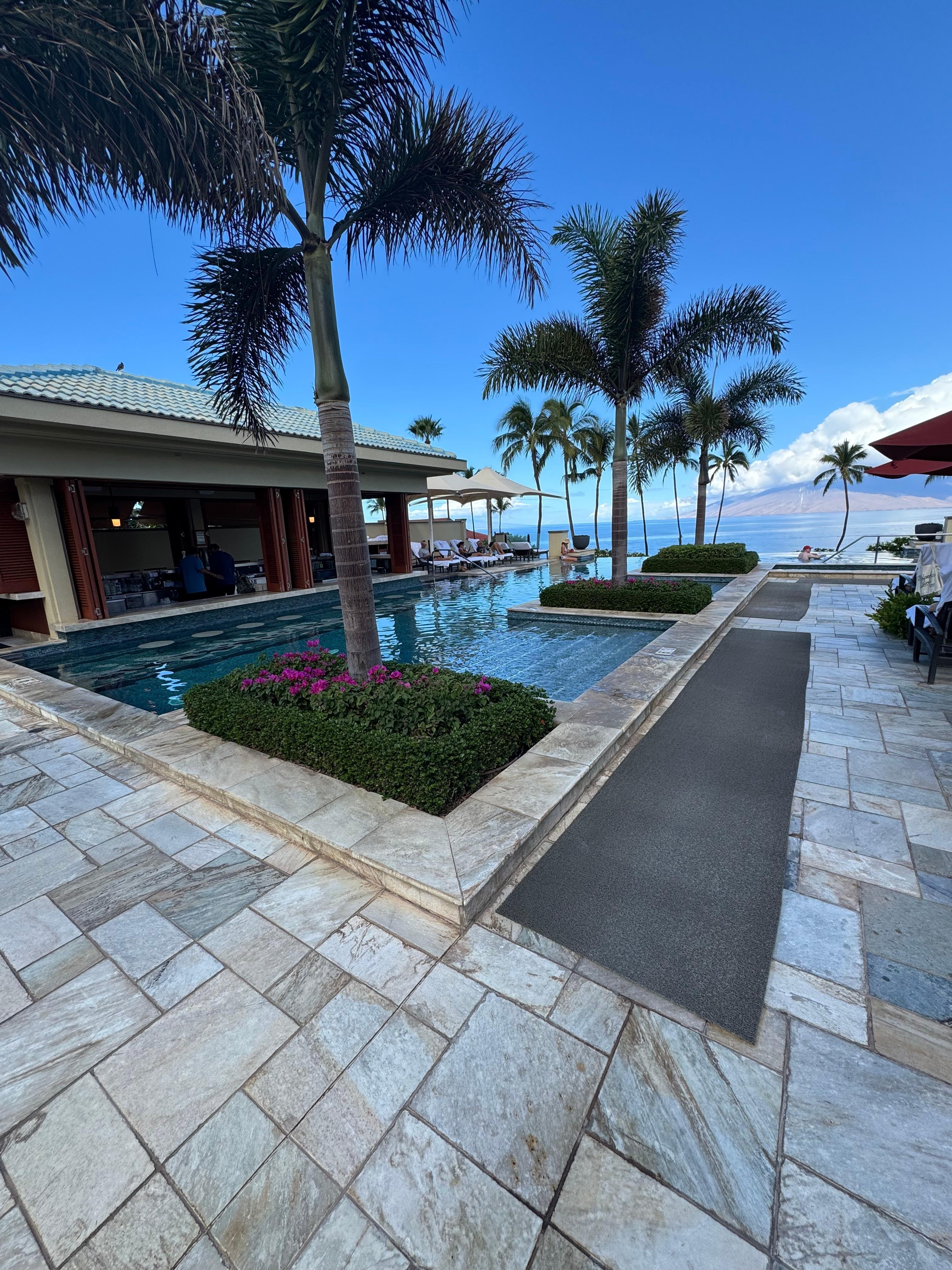 Bar at the adult pool