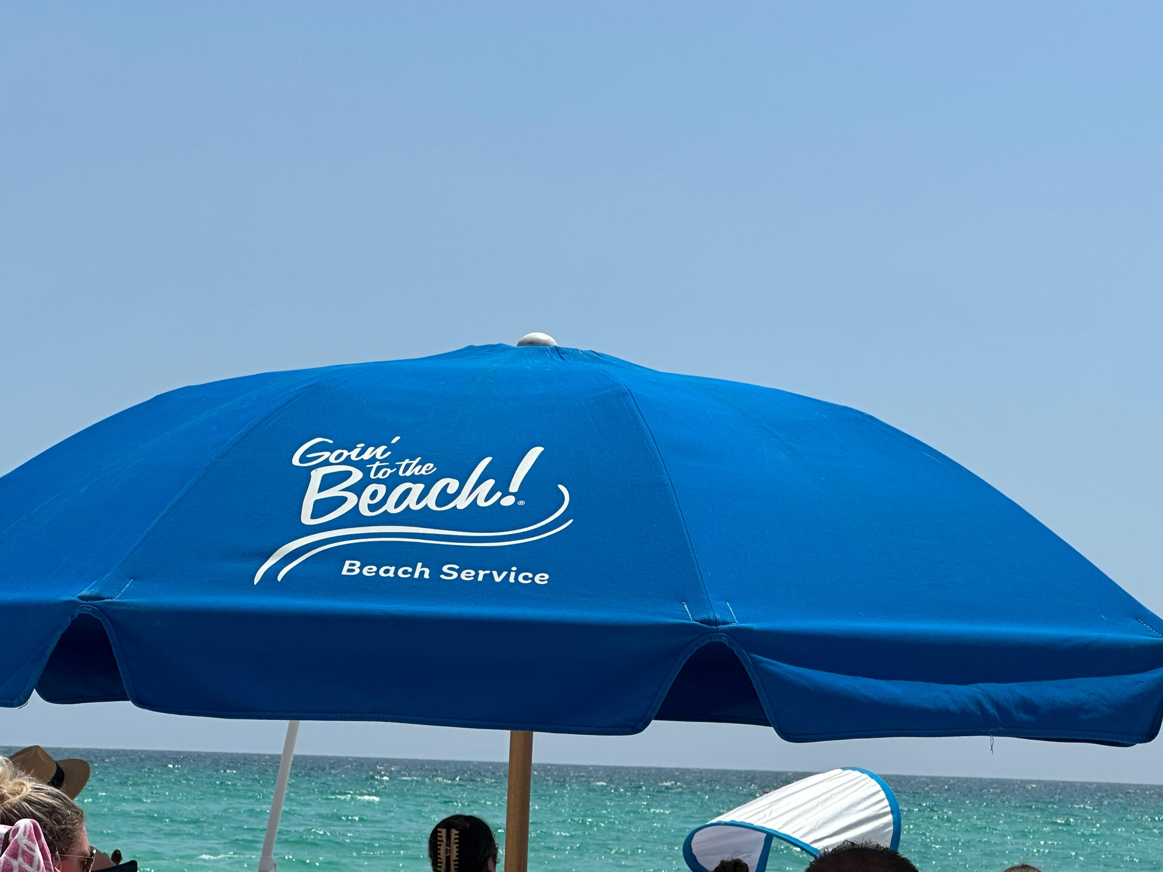 Rental for chairs and umbrella 
