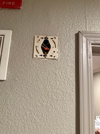 Not sure what this is here but wires are showing.