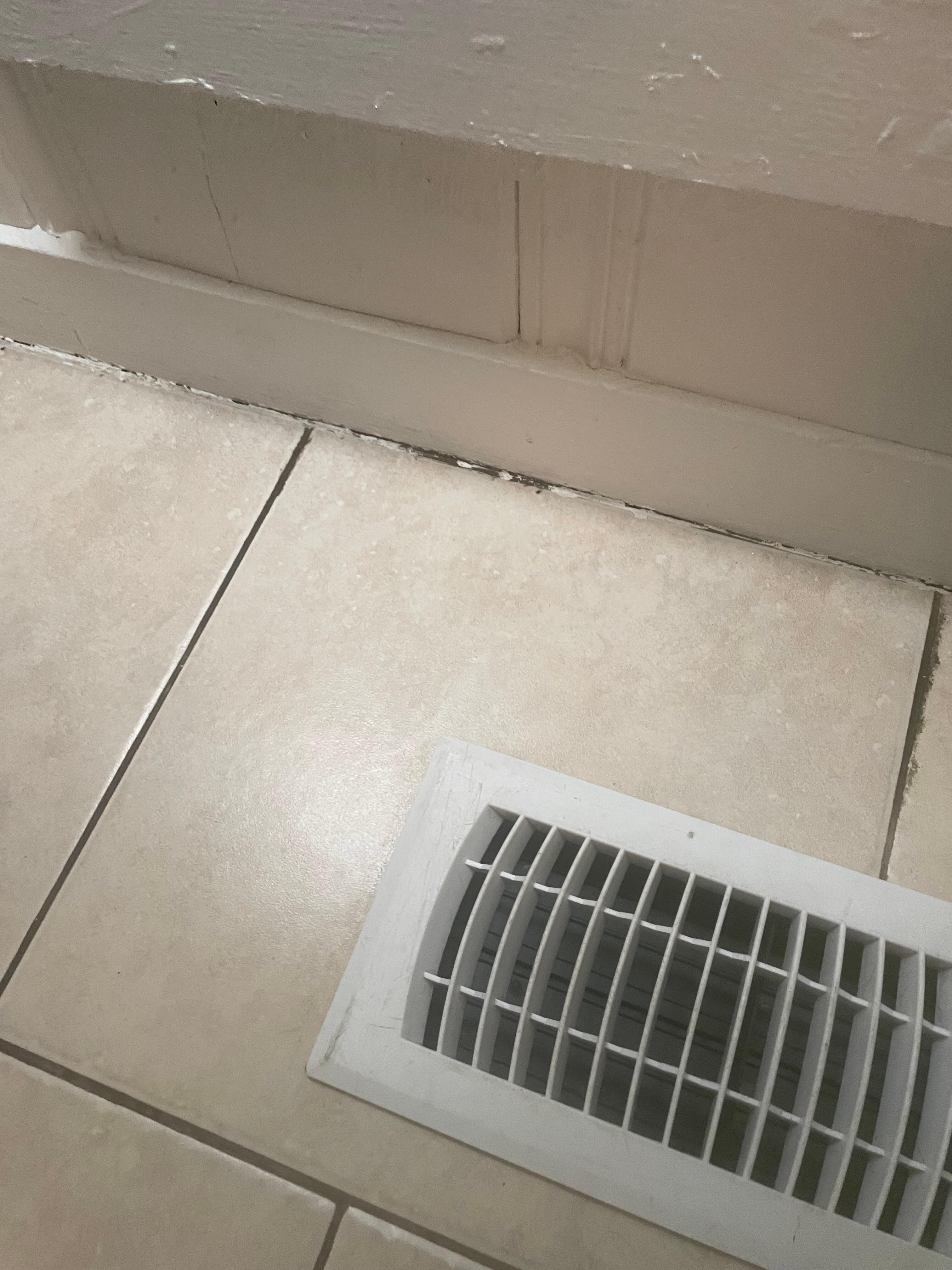 moldy baseboards 
