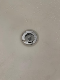 Broken tub drain