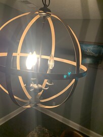 I replaced these bulbs in dining room. One was burned out. Still insufficient lighting overall.
