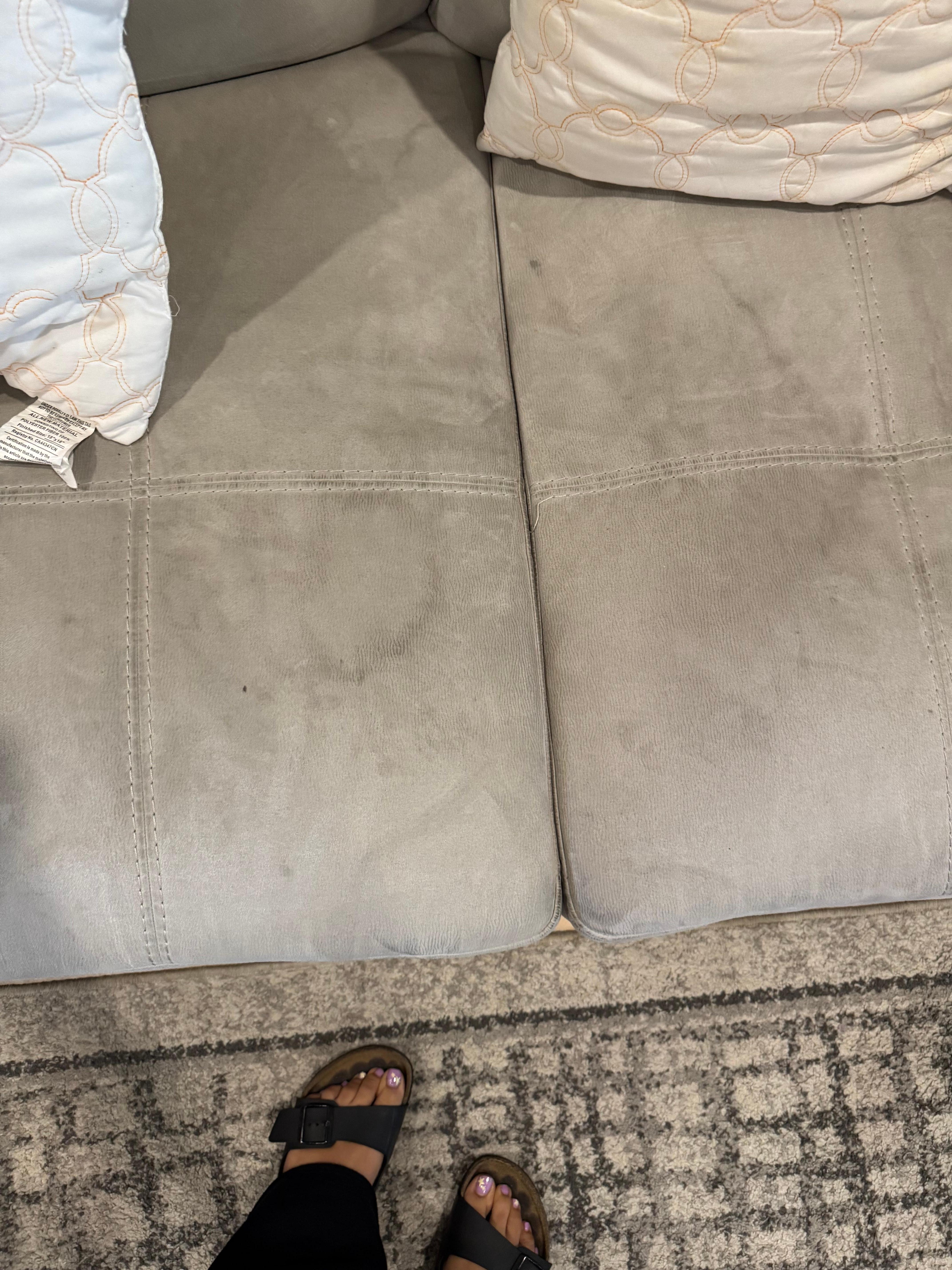 Stains on couch
