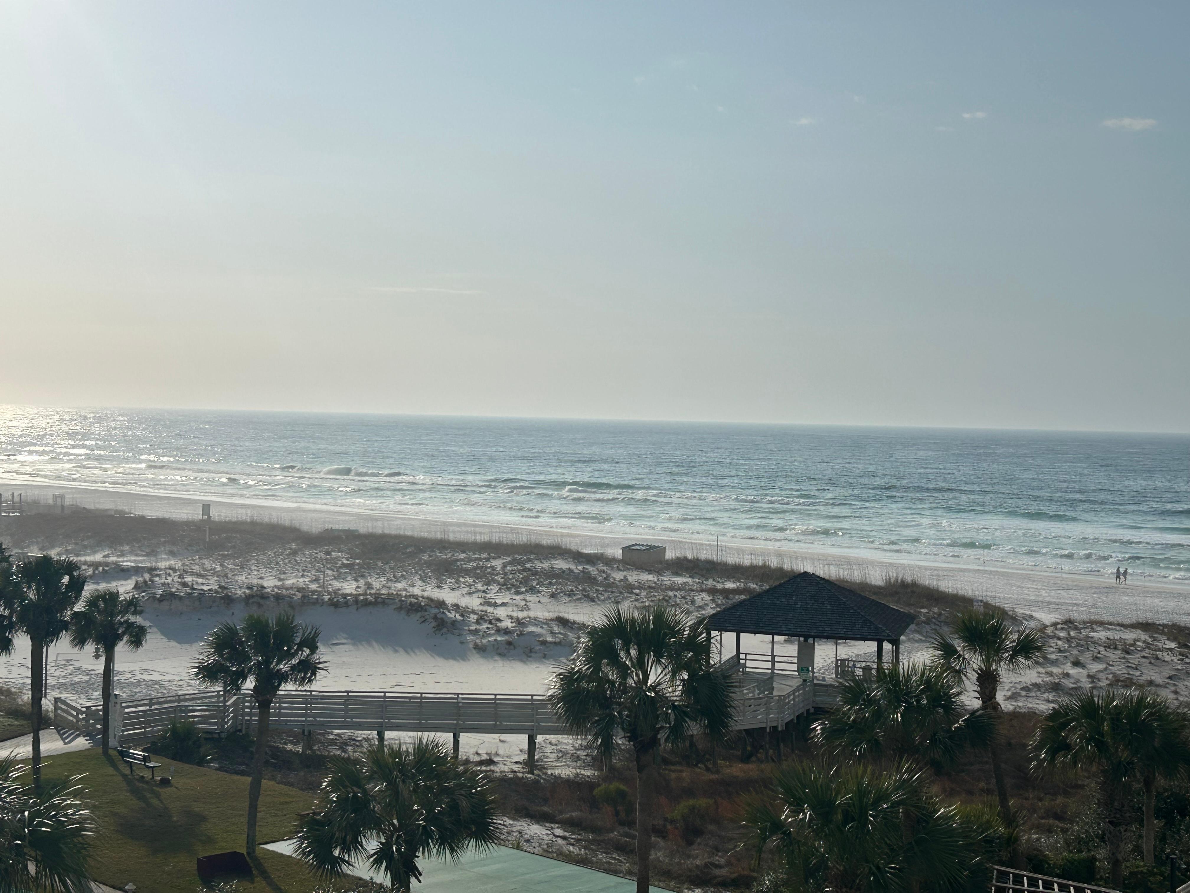 View from our balcony