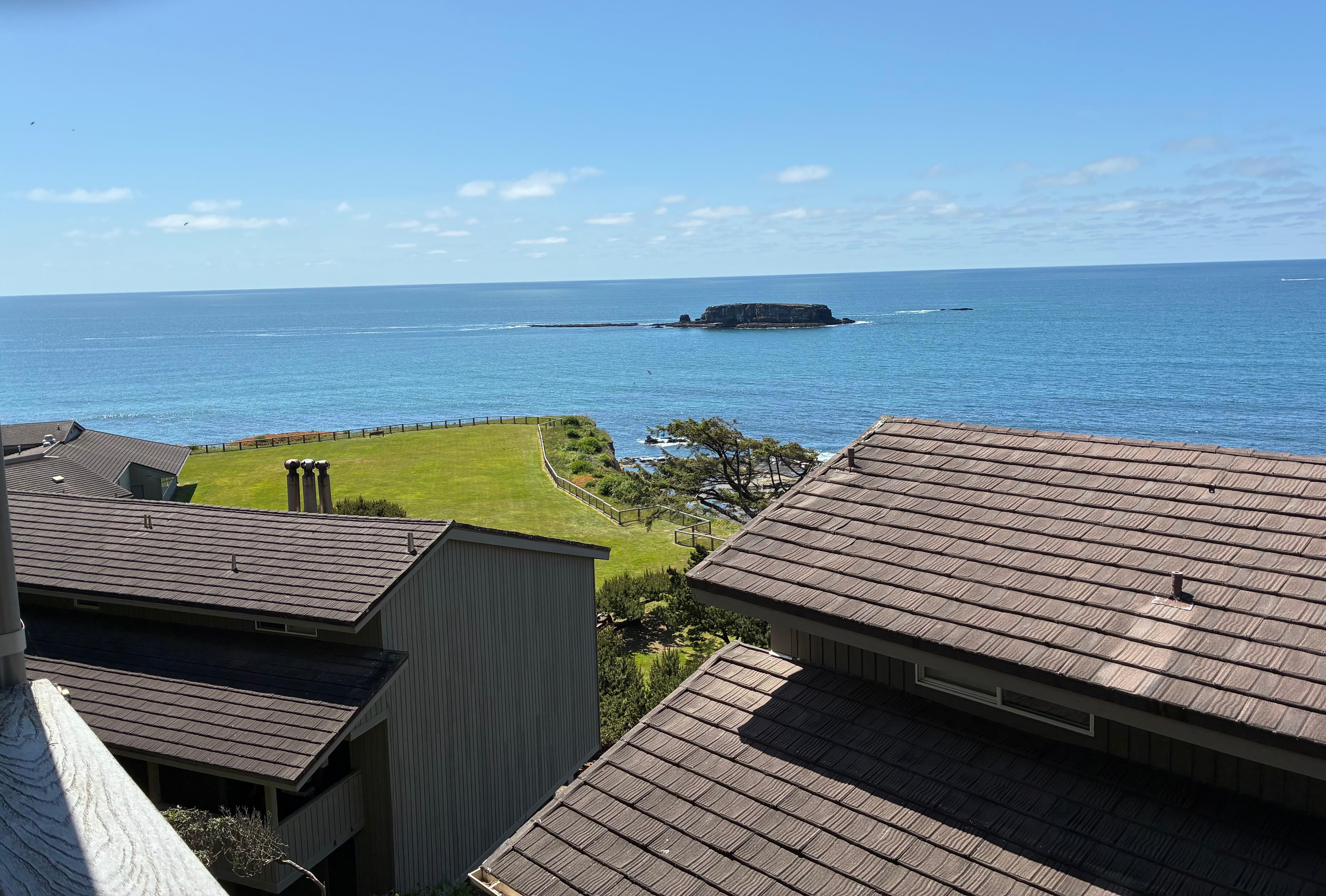 View from deck