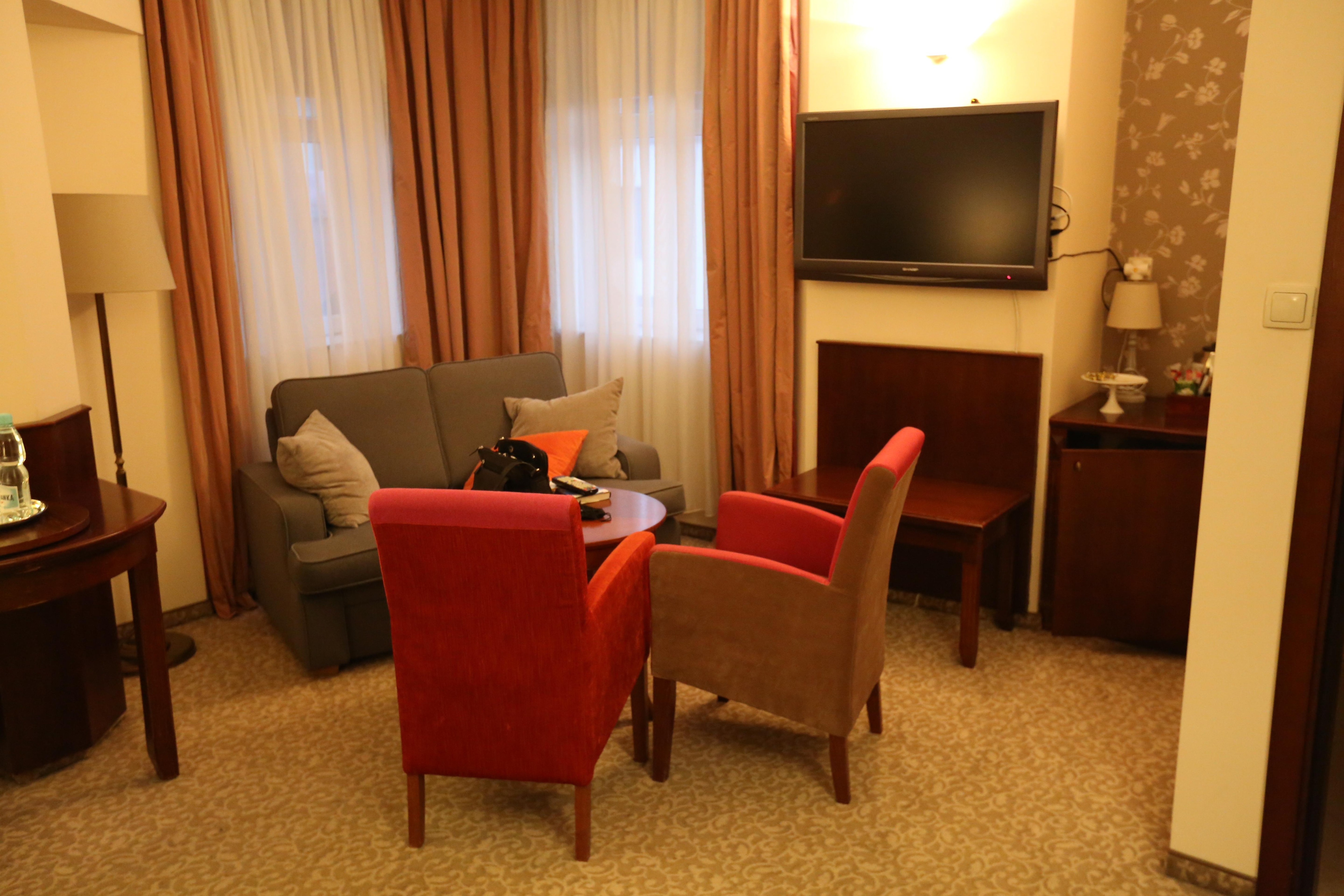 Hotel Stare Miasto- Our Sitting Room