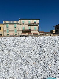 Hotellet från stranden