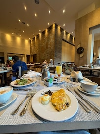 Buffet brunch at The Market restaurant