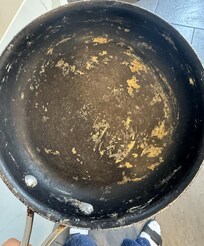 Dirty dishes in the cabinet