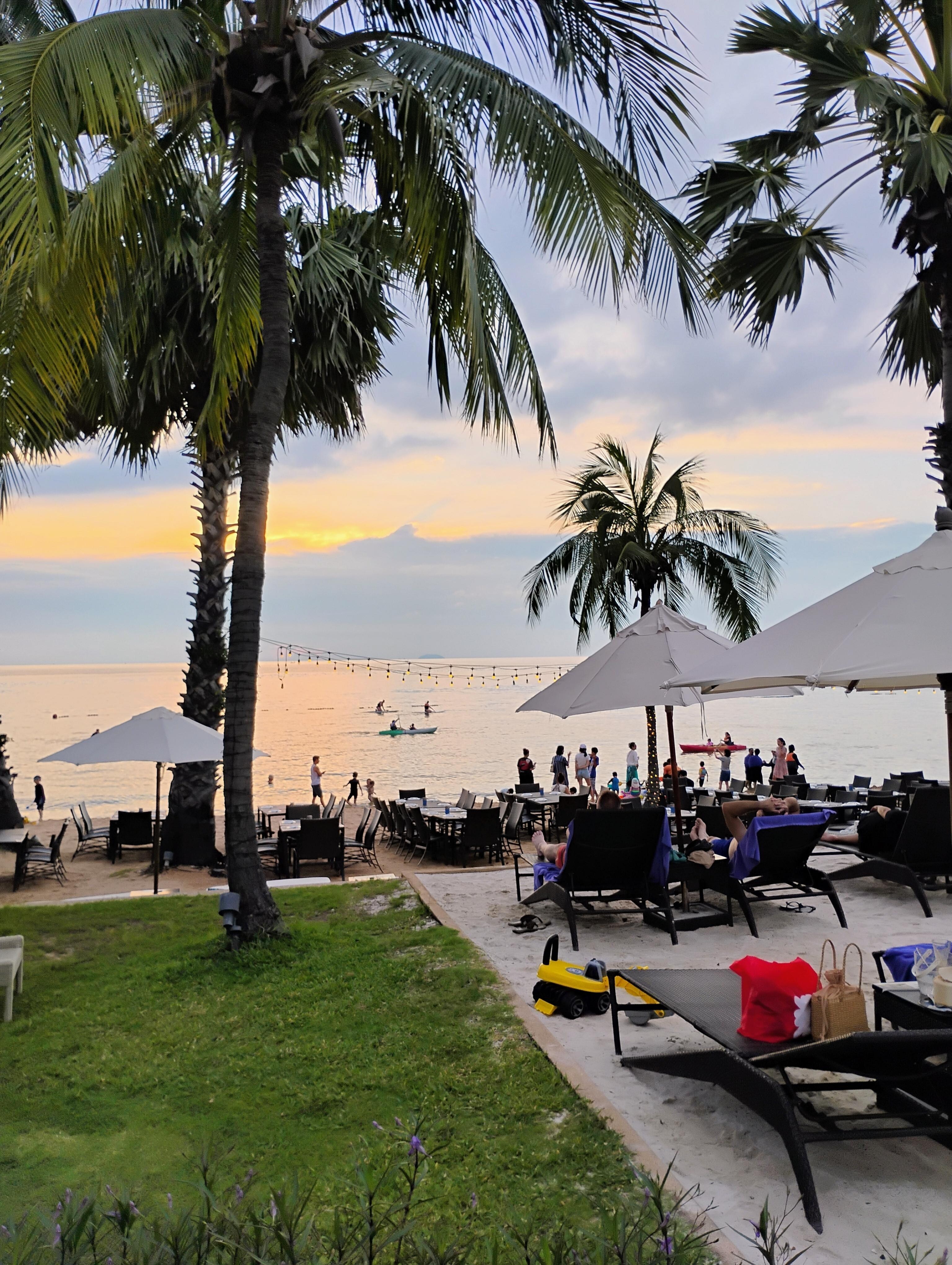 Beautiful beach area.