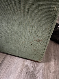 Questionable substance on furniture - I’d like to hope it’s not blood