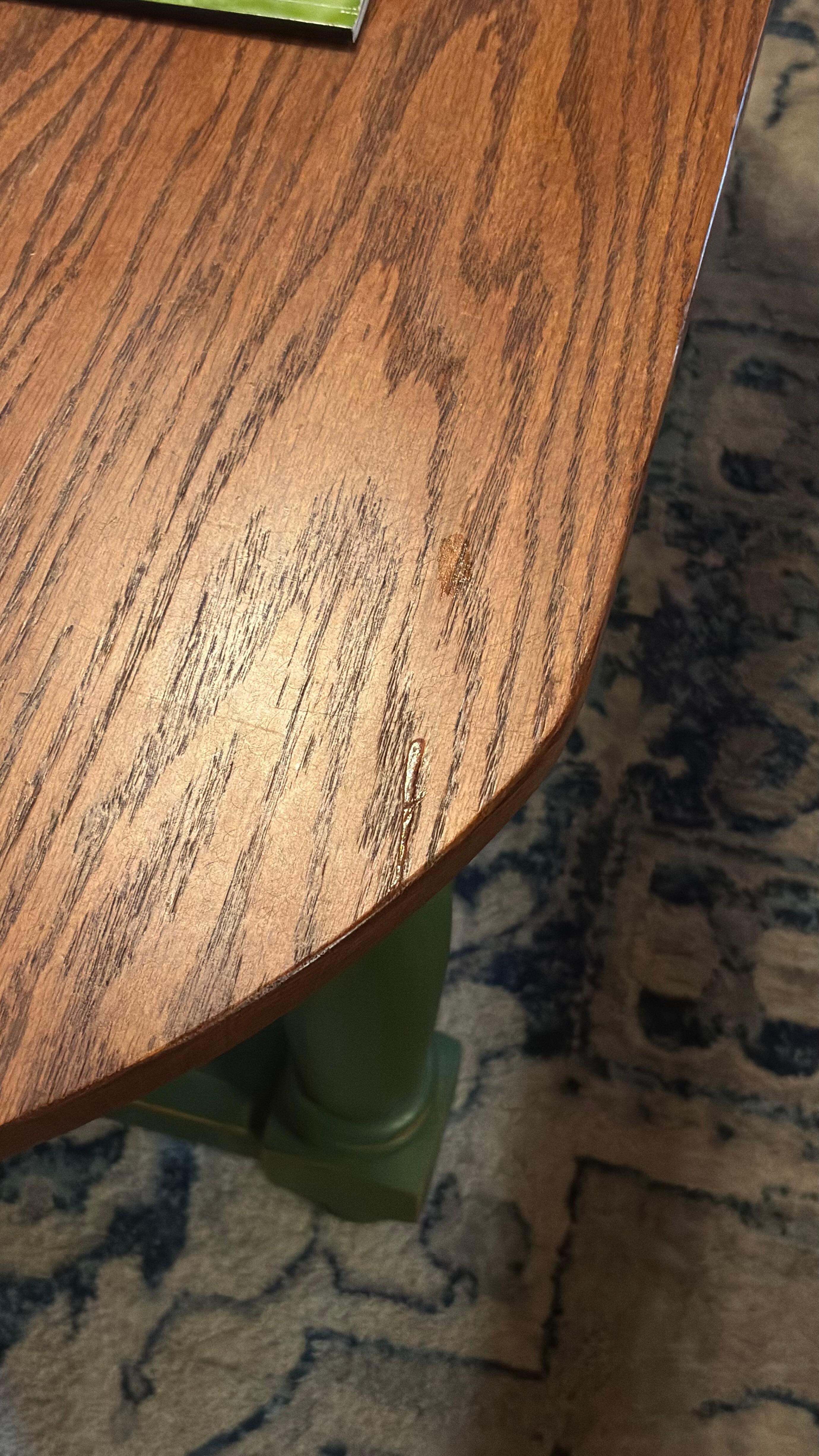 Sticky residue on the coffee table