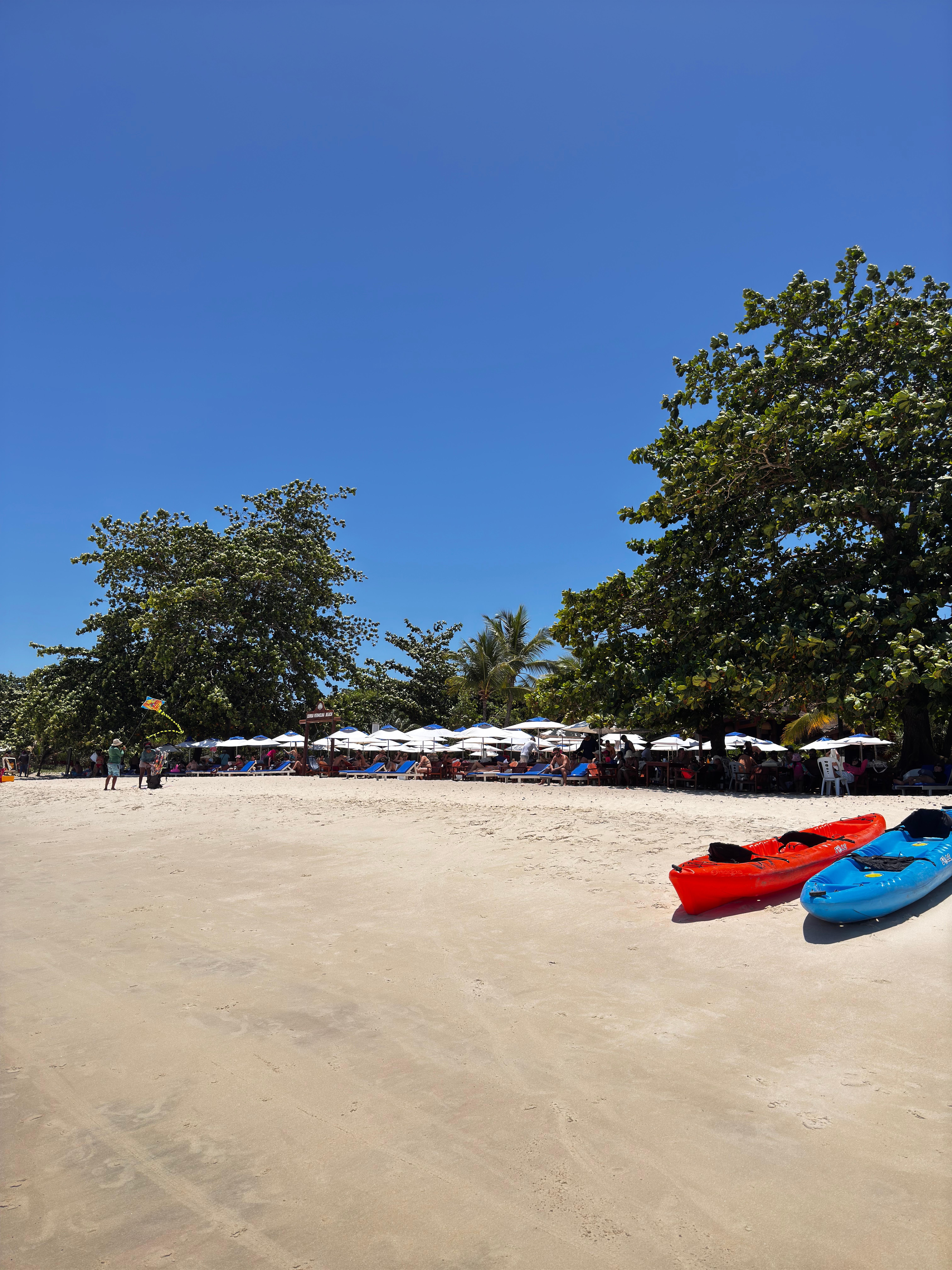 Praia em frente ao Hotel