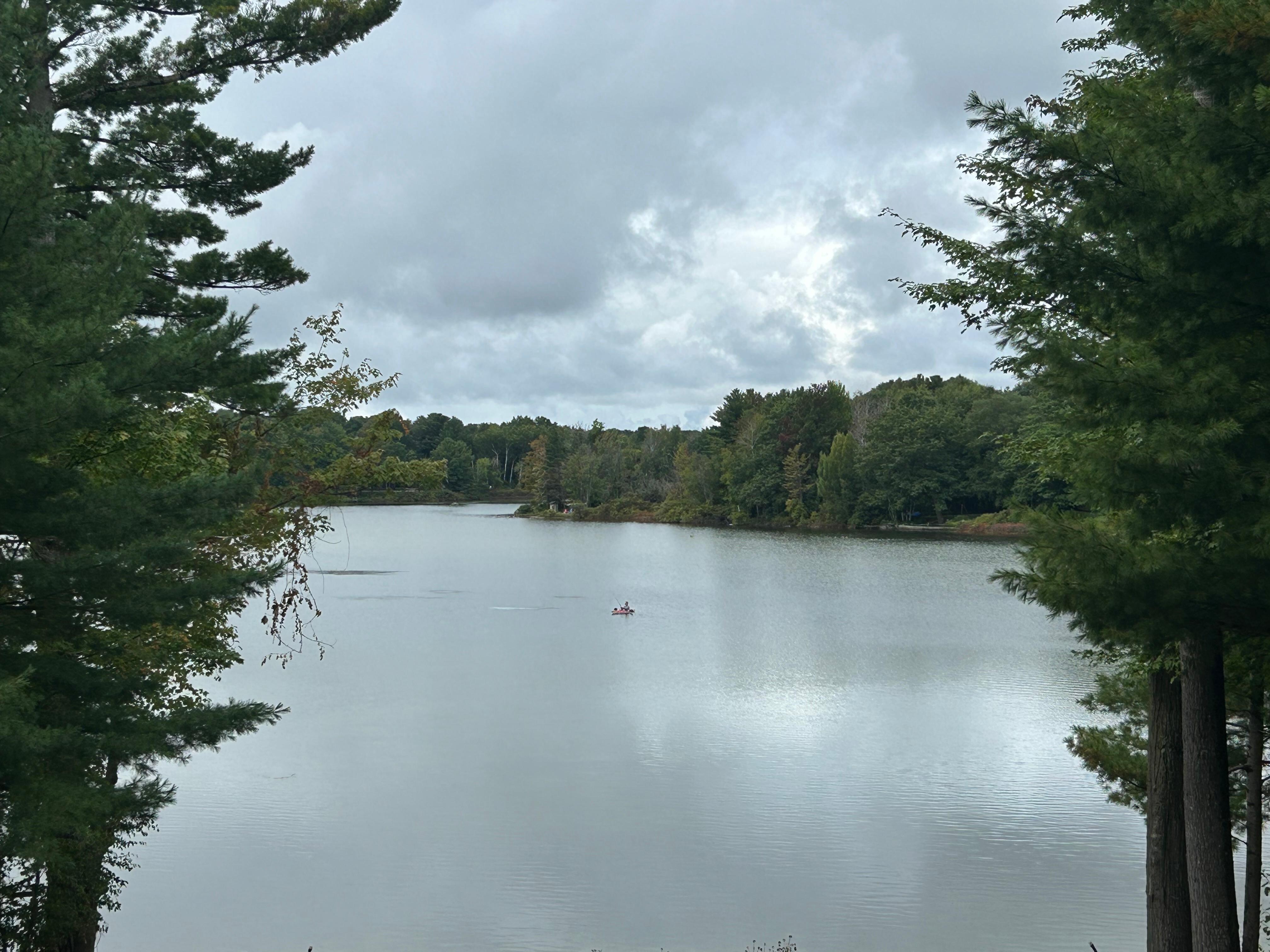 The view from the deck