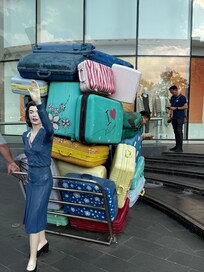 This is at the front of the mall, if you go in and go to “London” (level 1 at the far end), you’ll find a Foodland and you can bring anything into the pool area you want.