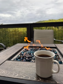 Very peaceful deck.