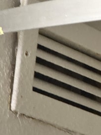 This is the vent in the bathroom, ready to fall off the wall as I’m getting in the shower