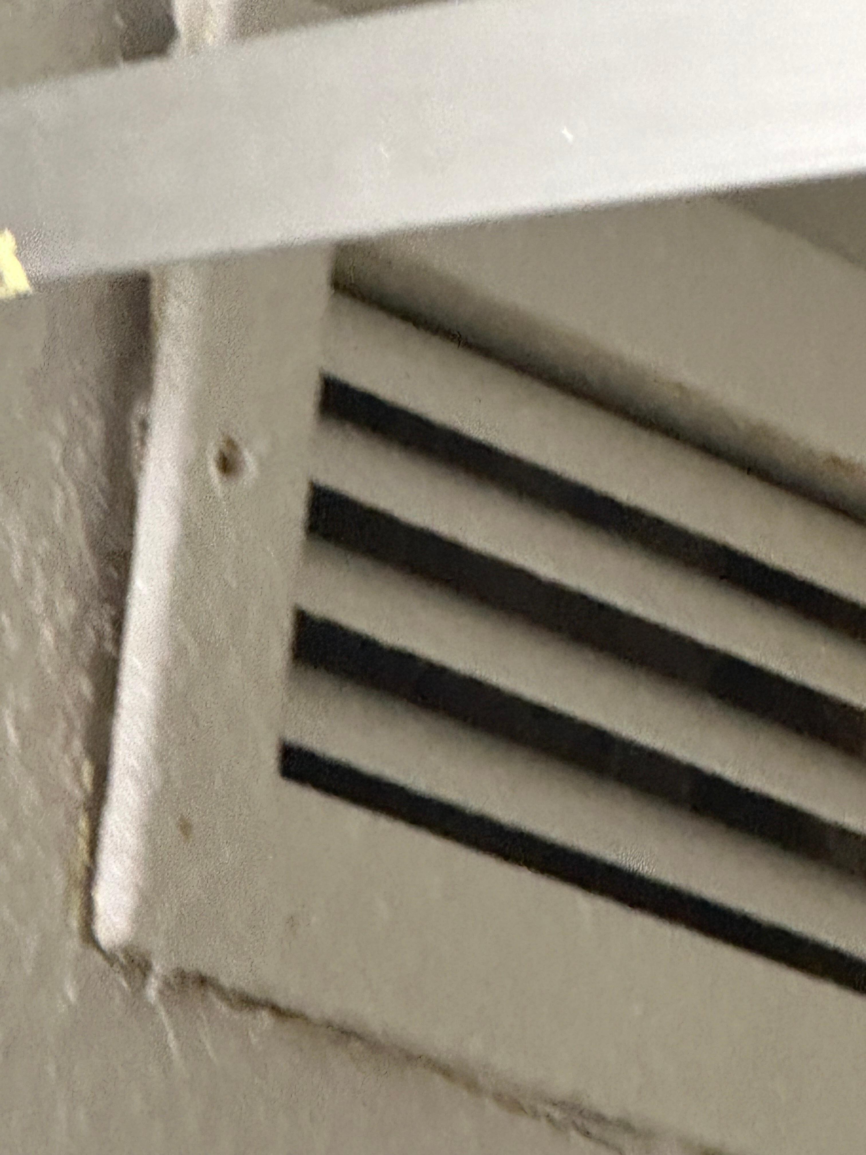 This is the vent in the bathroom, ready to fall off the wall as I’m getting in the shower