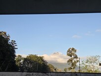 Great view of the Arenal Volcano out the back yard.