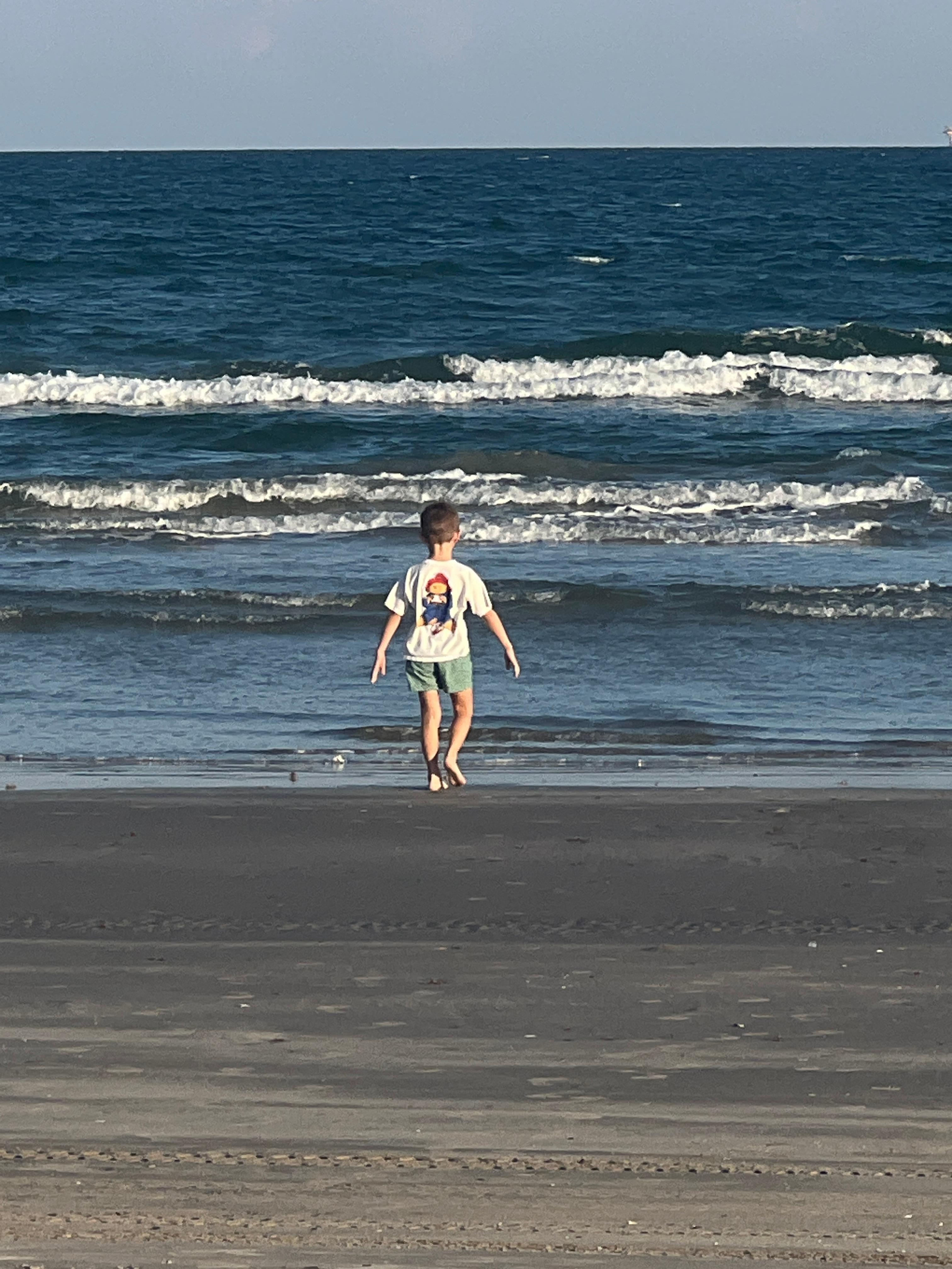 Our grandson living his best life on his 6th birthday!